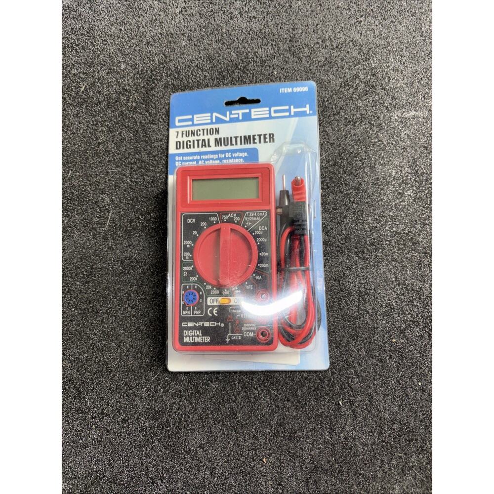 Cen-Tech Digital 7 Function Multimeter 98025